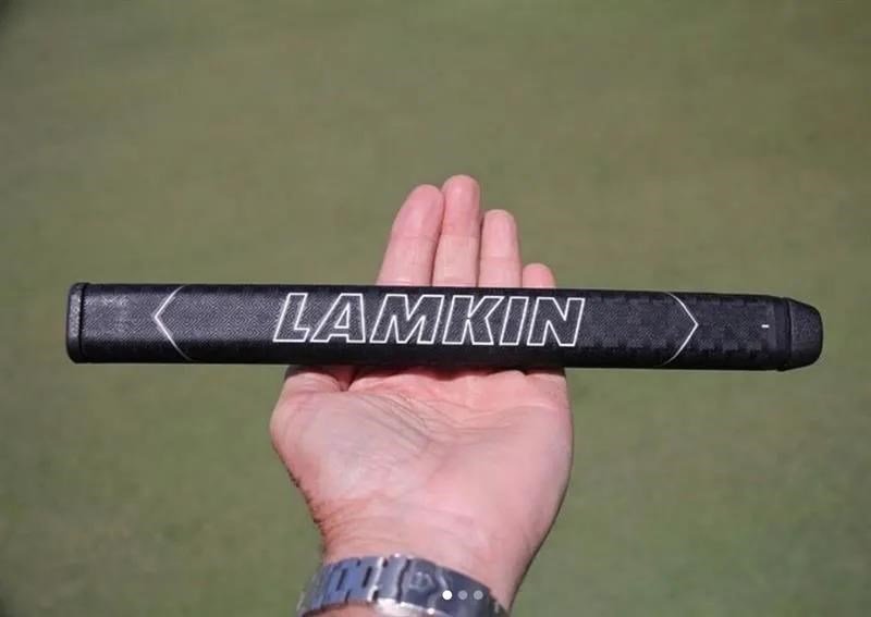Lamkin SINKFIT Rubber Straight putter grip, Standard, black/red