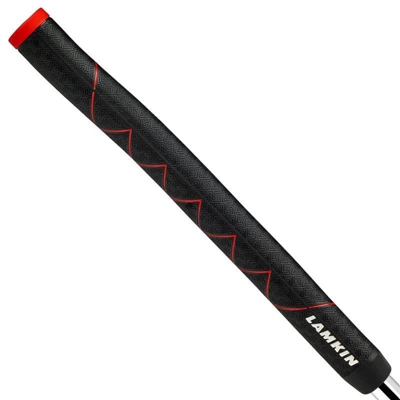 Lamkin SINKFIT Rubber Straight putter grip, Standard, black/red