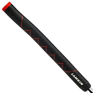 Lamkin SINKFIT Rubber Straight putter grip, Standard, black/red