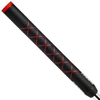 Lamkin SINKFIT Rubber Straight putter grip, Standard, black/red