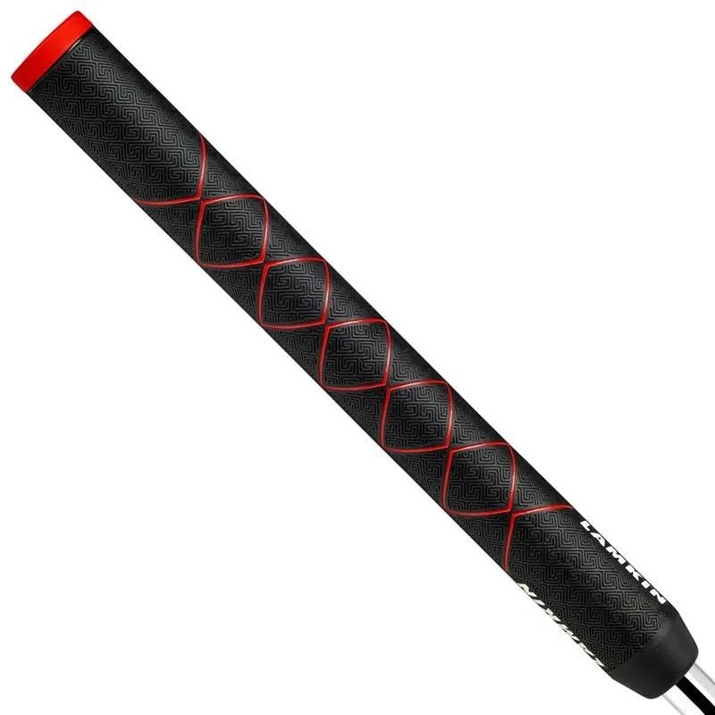 Lamkin SINKFIT Rubber Straight putter grip, Standard, black/red
