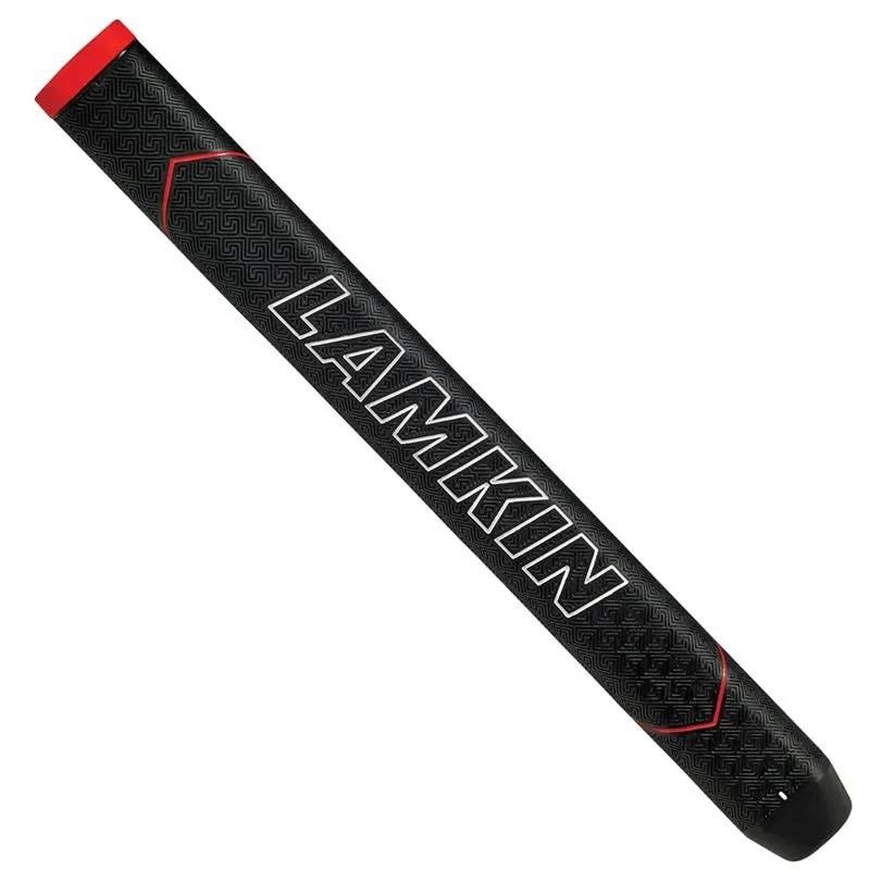 Lamkin SINKFIT Rubber Straight putter grip, Standard, black/red