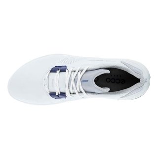 Ecco Biom G5 mens golf shoes, white/blue