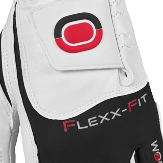 Zoom Zoom Hybrid ladies golf glove, white/black