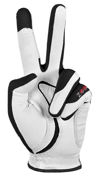 Zoom Zoom Weather Junior golf glove, white/black