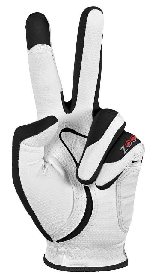 Zoom Zoom Weather Junior golf glove, white/black