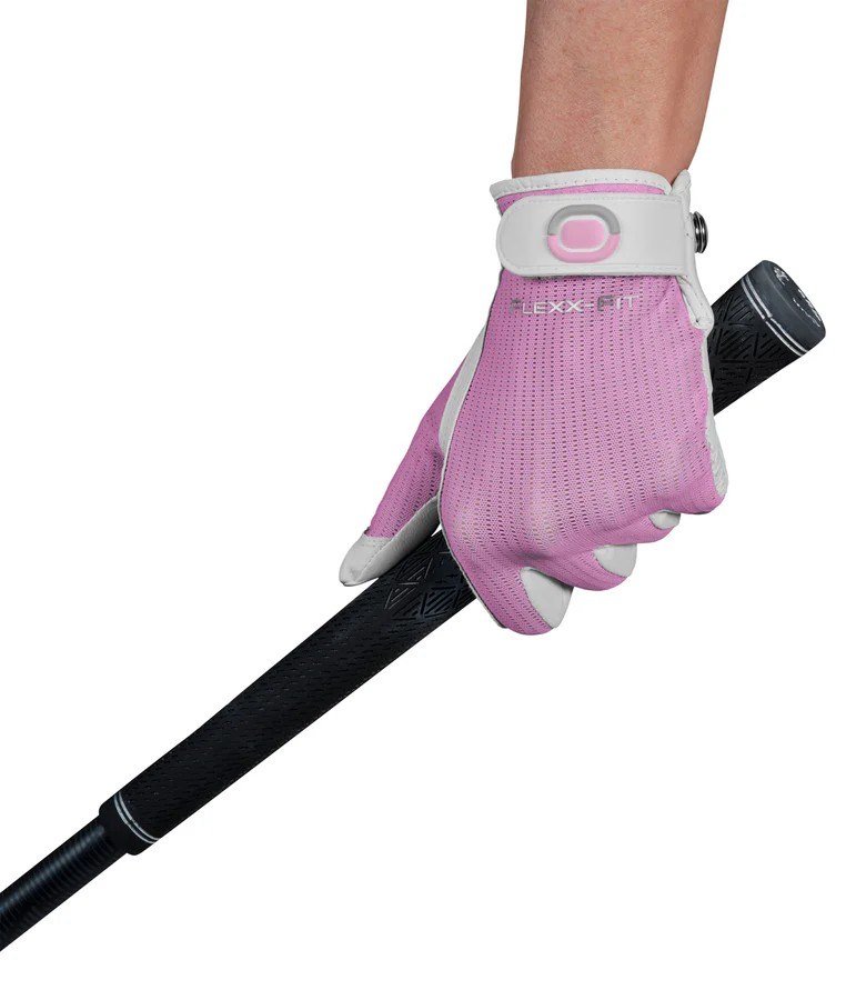 Zoom Zoom Sun Style ladies golf glove, white/pink