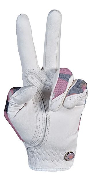 Zoom Zoom Sun Style ladies golf glove, white/pink