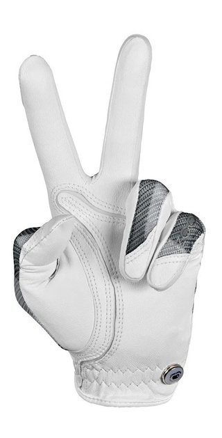 Zoom Zoom Sun Style ladies golf glove, white/grey
