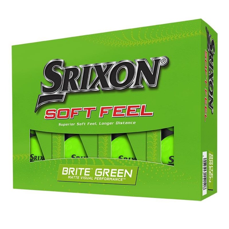 Srixon Soft Feel Brite golf balls 2023, green