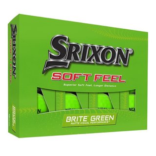 Srixon Soft Feel Brite golf balls 2023, green