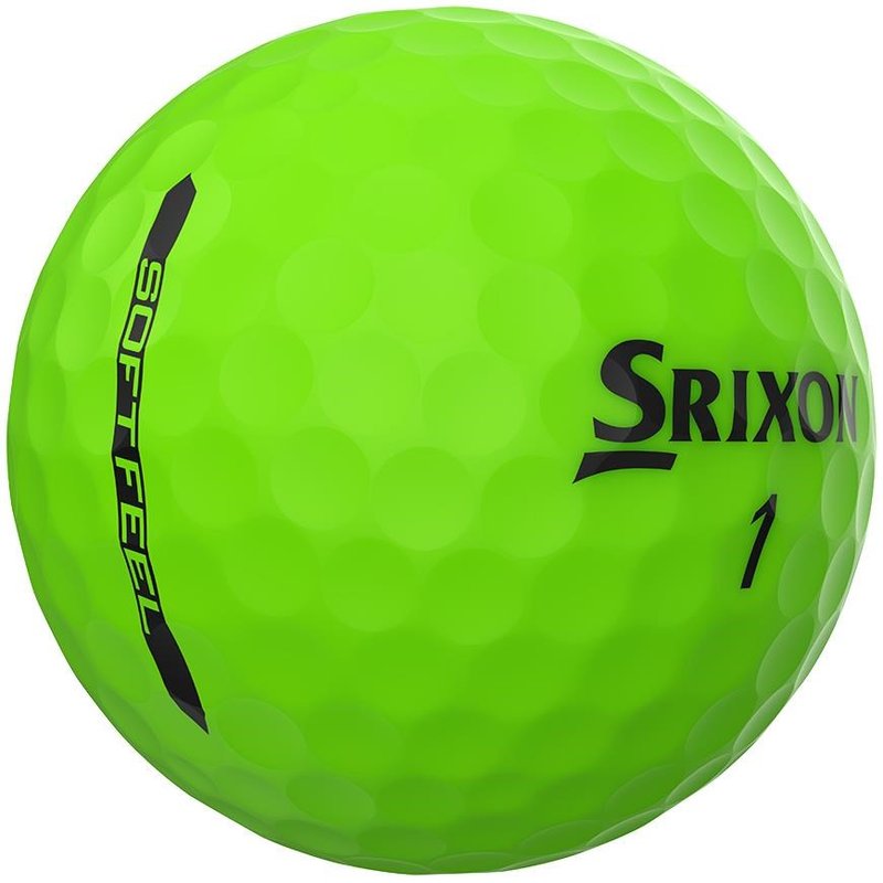 Srixon Soft Feel Brite golf balls 2023, green