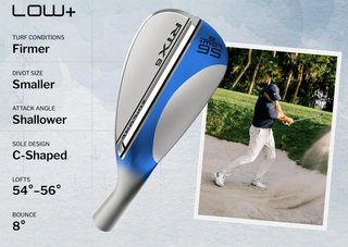Cleveland RTX 6 ZipCore Tour Satin mens wedge (steel)