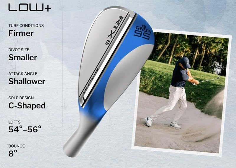 Cleveland RTX 6 ZipCore Tour Satin mens wedge (steel)