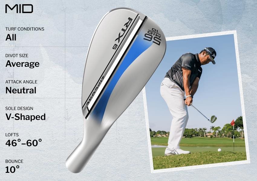 Cleveland RTX 6 ZipCore Tour Satin mens wedge (steel)