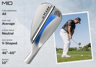 Cleveland RTX 6 ZipCore Tour Satin mens wedge (steel)