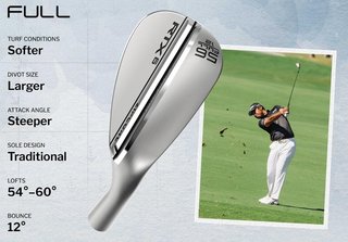 Cleveland RTX 6 ZipCore Tour Satin mens wedge (steel)
