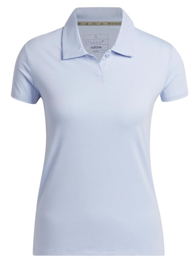 Adidas Go-To Heathered women's polo, blue dawn mel