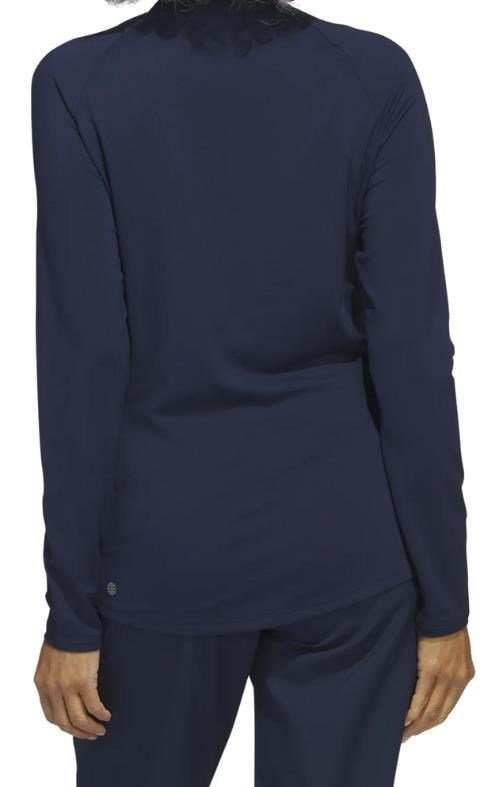 Adidas Solid Quarter Zip Long Sleeve women's sweatshirt, collegiate navy