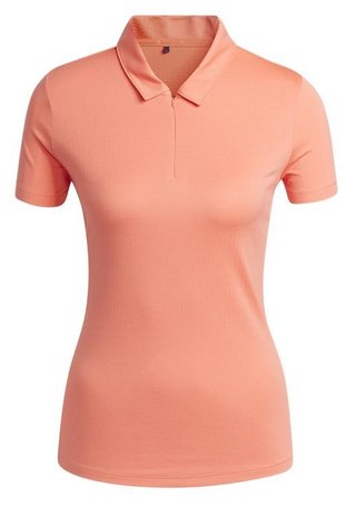 Adidas Heat.Rdy women's polo, coral fusion