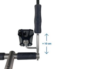 JuCad smartphone holder with umbrella extension, titanium