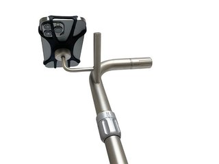 JuCad smartphone holder with umbrella extension, titanium