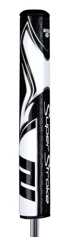 Super Stroke SuperStroke Zenergy Tour 5.0 putter grip, black/white