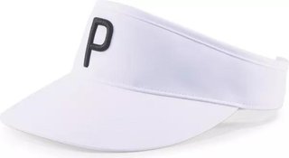Puma P Visor Adj universal visor, bright white/black