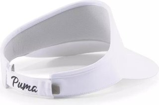 Puma P Visor Adj universal visor, bright white/black