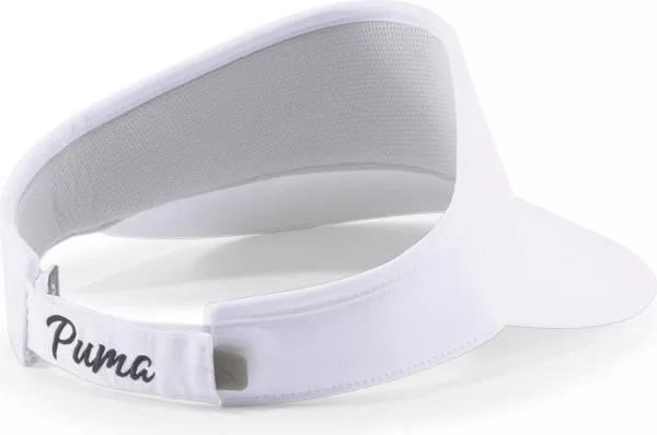 Puma P Visor Adj universal visor, bright white/black