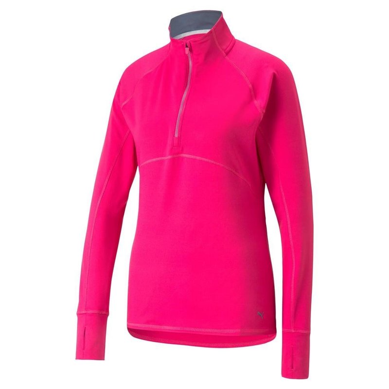 Puma Gamer 1/4 Zip women's golf pullover, orchid shadow