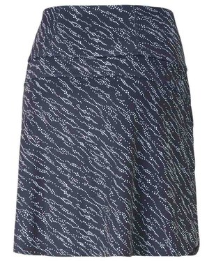 Puma PwrMesh Whitewater women's golf skirt, navy blazer/bright white