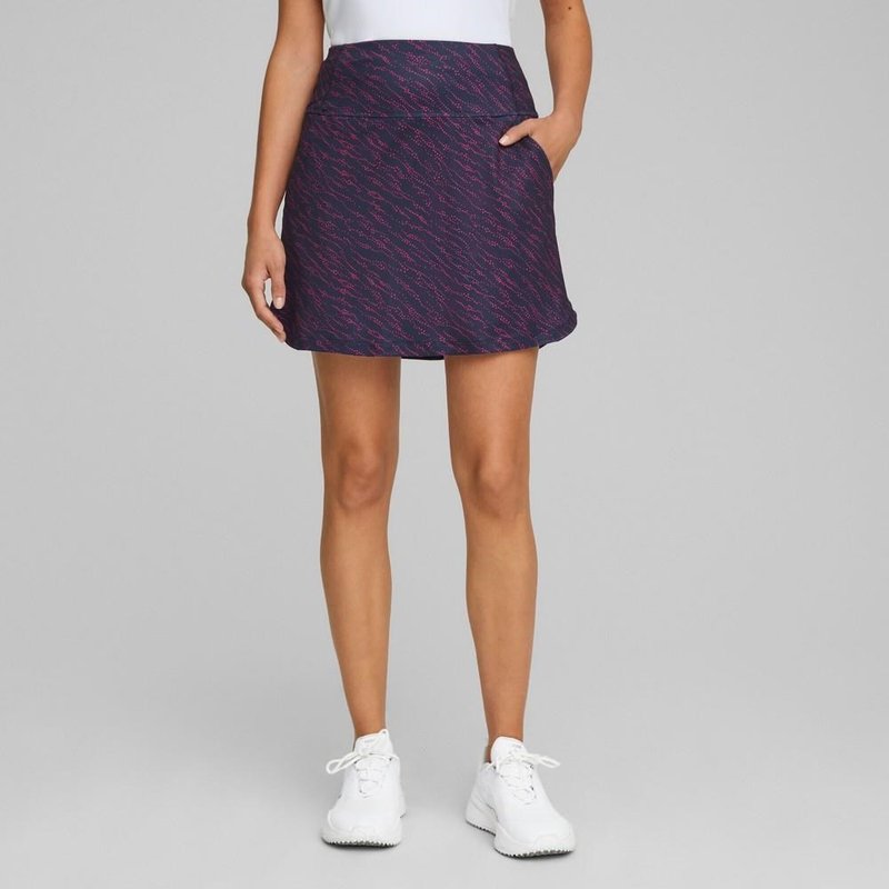 Puma PwrMesh Whitewater women's skort, navy blazer/orchid shadow