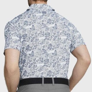Puma Mattr Seaplanes men's polo, navy blazer/tropical aqua