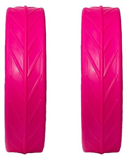 JuCad Tyres for Rear Wheels (2 tyres for JuCad rear wheels), pink