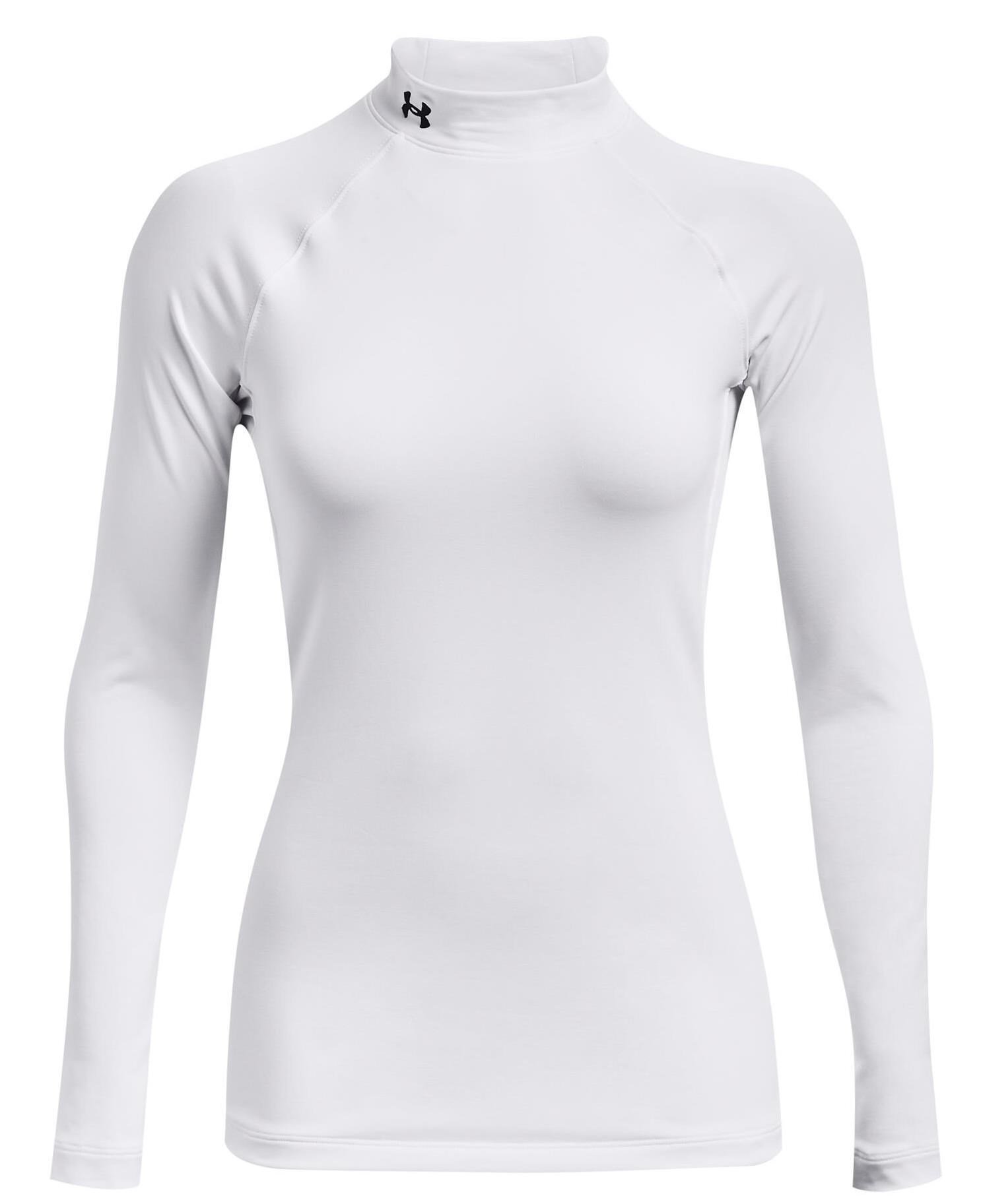 Under Armour Authentics Mockneck women's baselayer, white