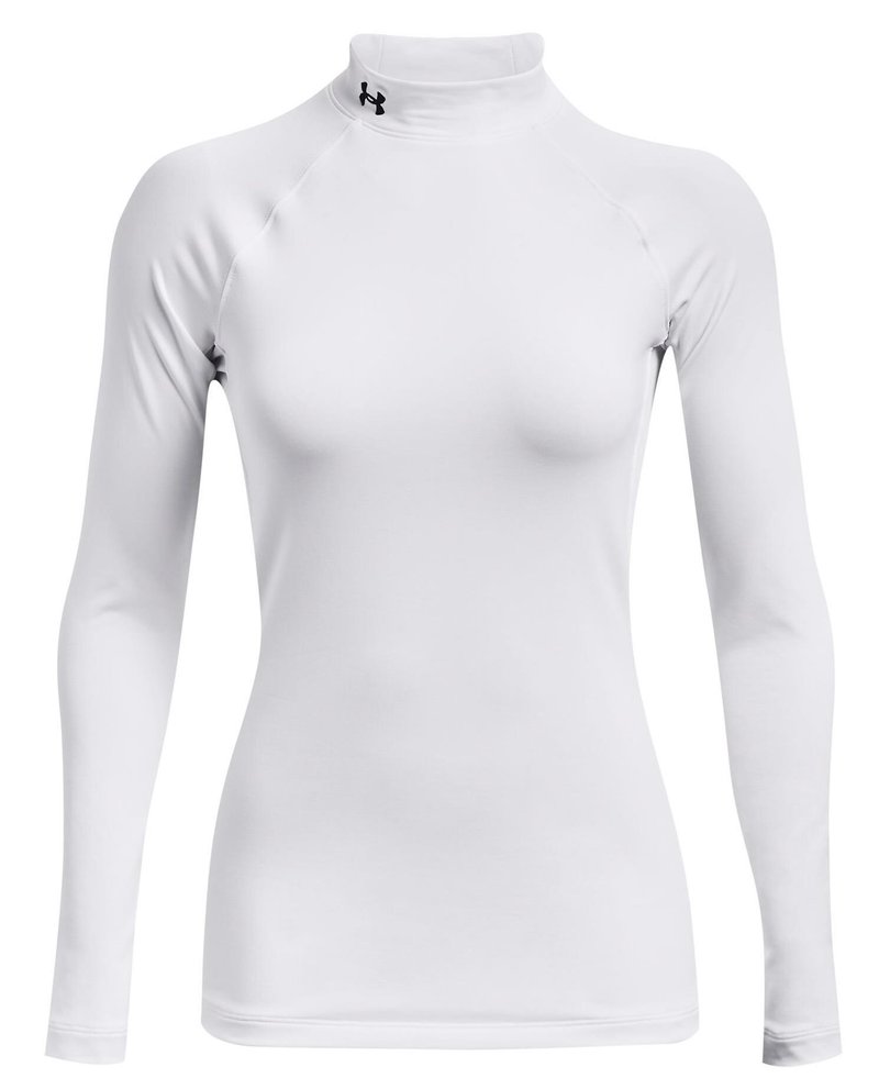 Under Armour Authentics Mockneck women's baselayer, white