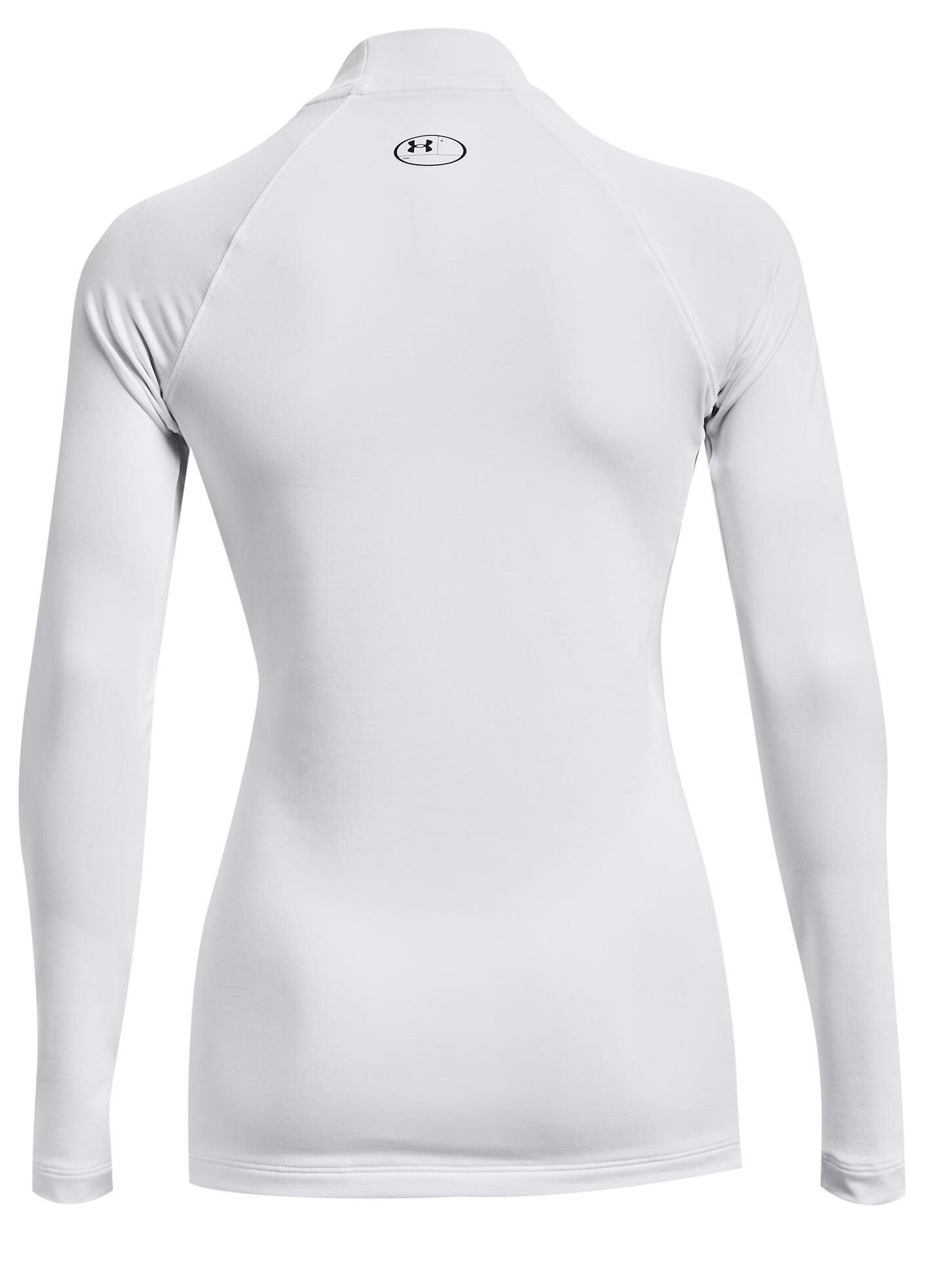 Under Armour Authentics Mockneck women's baselayer, white