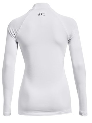 Under Armour Authentics Mockneck women's baselayer, white