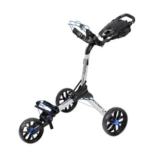 Bag Boy Nitron Auto-Open manual trolley, white/cobalt