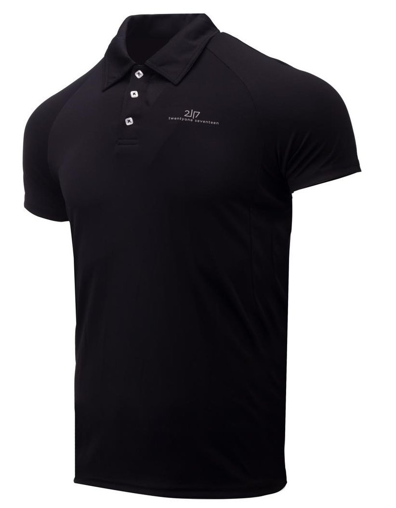 2117 of Sweden Fröseke men's polo, black