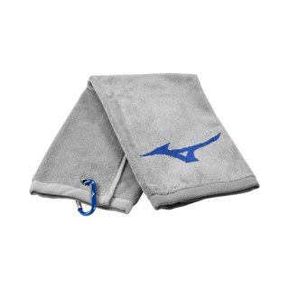 Mizuno RB Tri Fold Golf Towel, grey