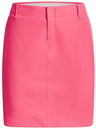 Under Armour Links Woven women's golf skort, pink shock
