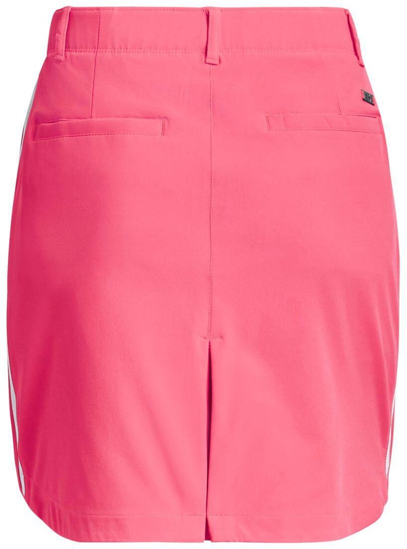 Under Armour Links Woven women's golf skort, pink shock