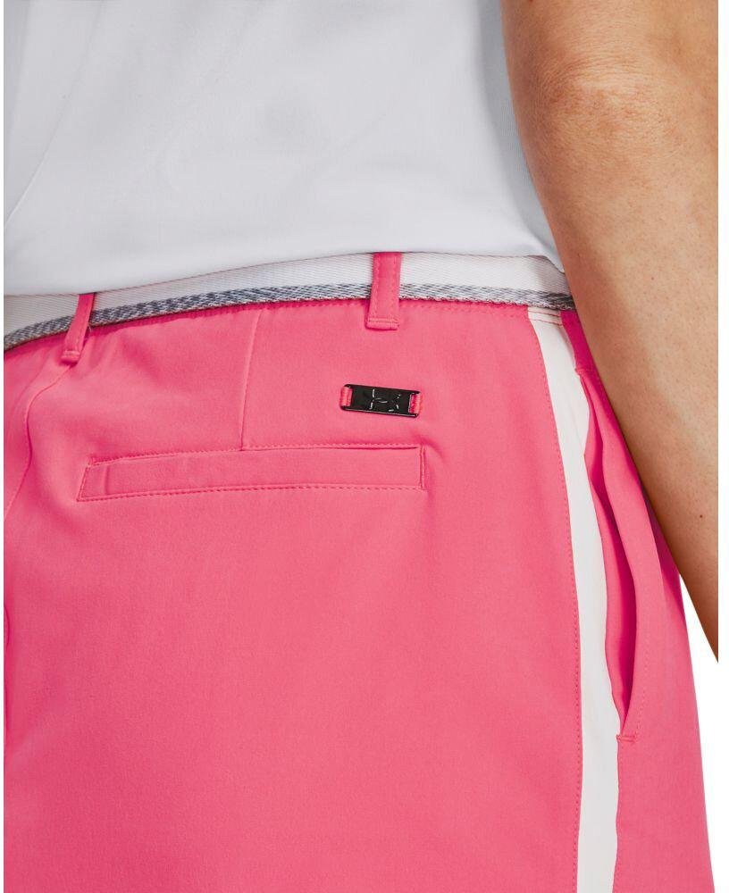 Under Armour Links Woven women's golf skort, pink shock