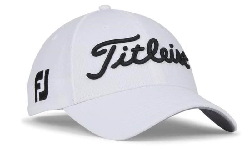 Titleist Tour Elite men's cap, white/black