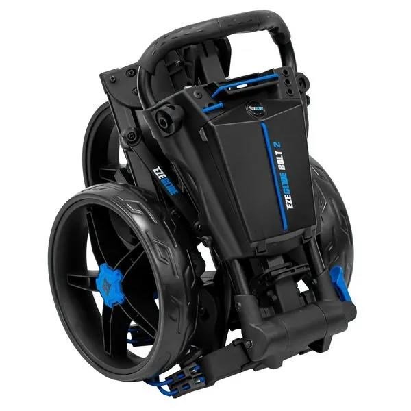 Ezeglide Bolt 2 + Easy Opening manual trolley, black/blue