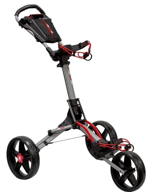 Ezeglide Bolt 2 + Easy Opening manual trolley, grey/red