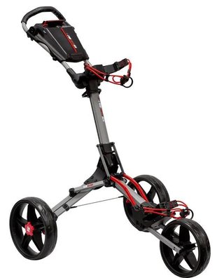 Ezeglide Bolt 2 + Easy Opening manual trolley, grey/red