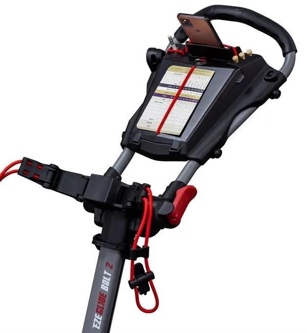 Ezeglide Bolt 2 + Easy Opening manual trolley, grey/red